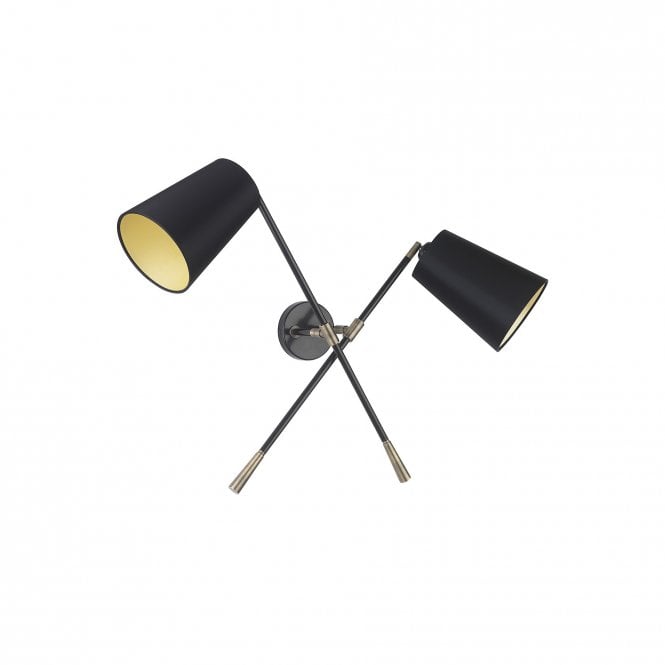 Heathfield & Co Heathfield & Co Andro Double Wall Light