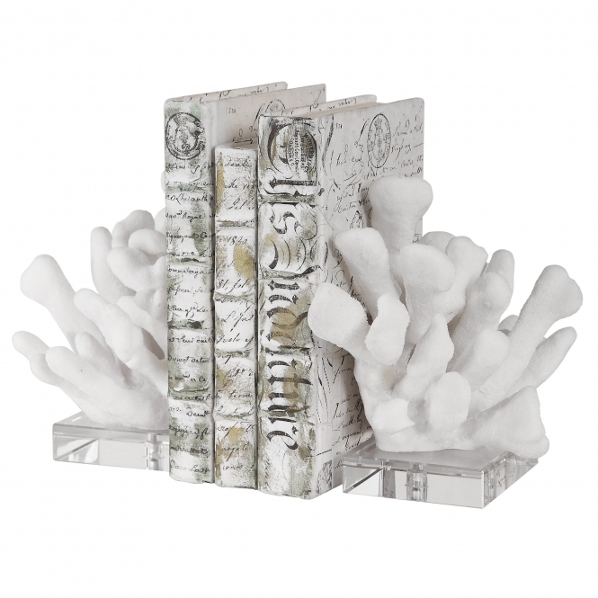 Uttermost Uttermost Charbel White Bookends