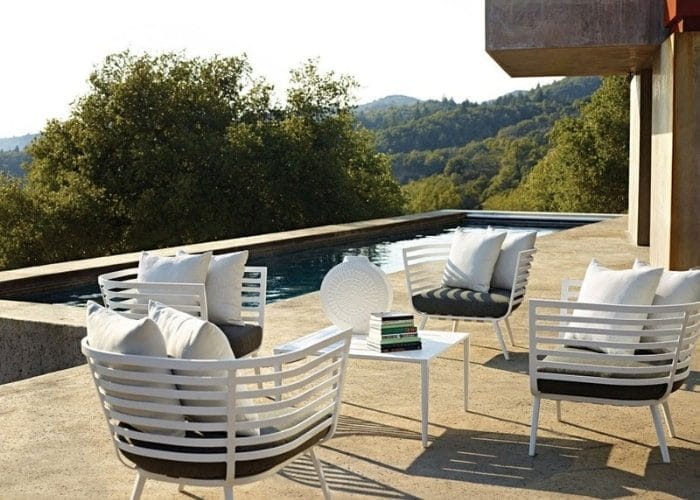 gloster outdoor chair set